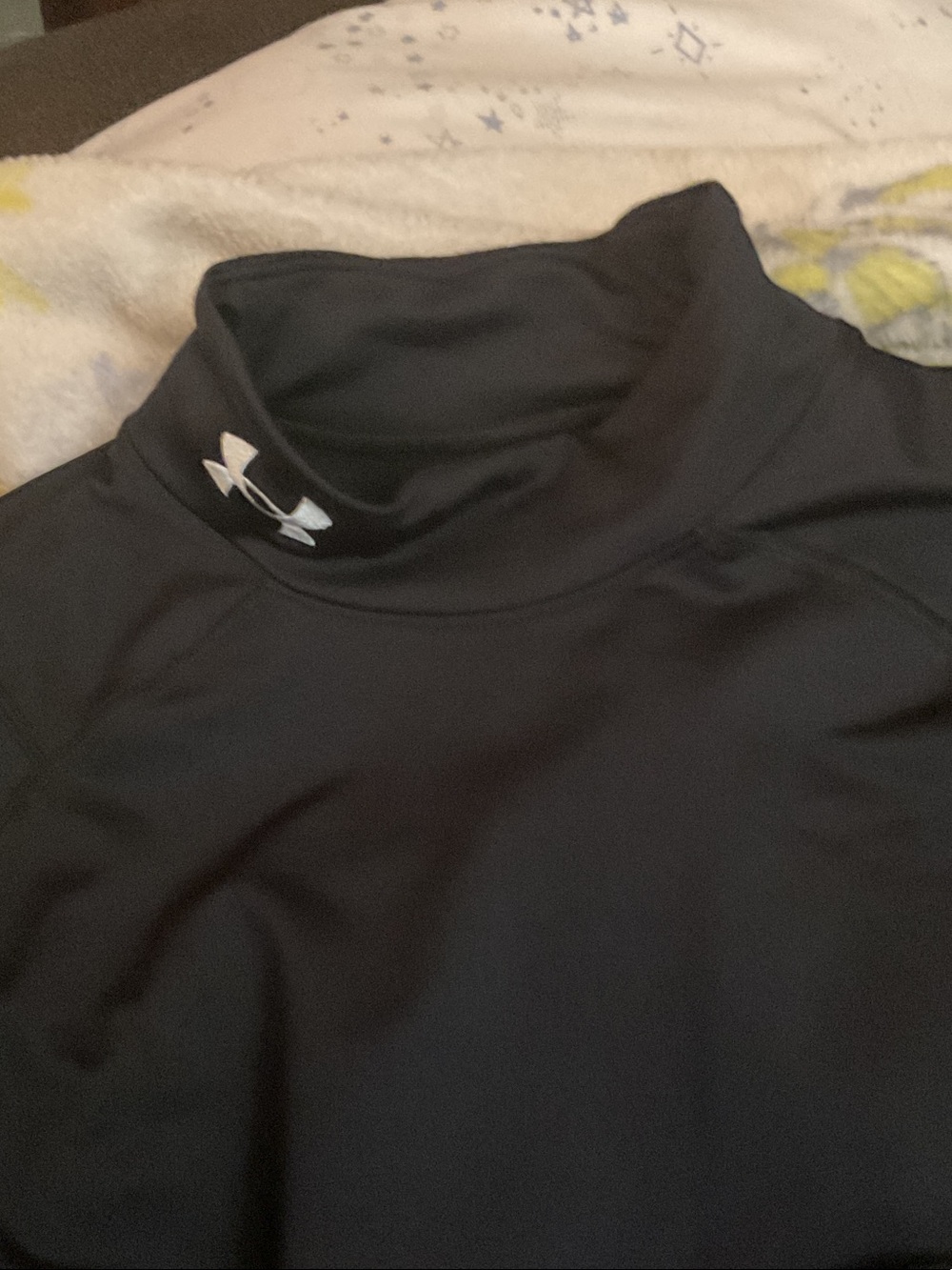 Under Armour Black Turtleneck Performance Pullover
